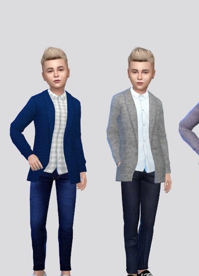 模拟人生4男孩的帅气衬衫MOD v1.5