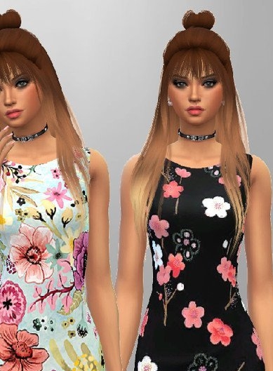 模拟人生4花卉碎花连衣裙MOD v1.4