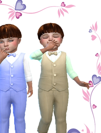 模拟人生4小男孩的领结背心MOD v1.5