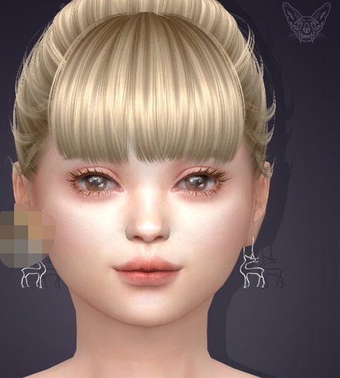 模拟人生4可爱小鹿耳环MOD v1.4