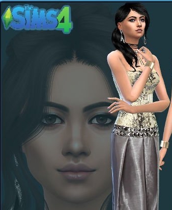 模拟人生4优雅的花边褶皱连衣裙MOD v1.5