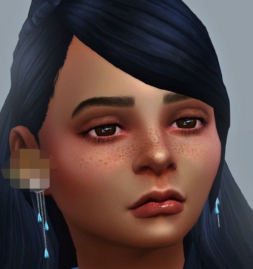 模拟人生4儿童雨滴耳环MOD v1.6