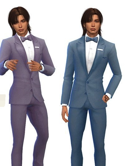 模拟人生4男性的帅气西服MOD v1.6