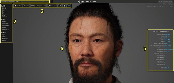 MetaHuman Creator(虚幻引擎捏脸器) v1.7