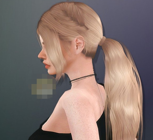 模拟人生4侧边双刘海马尾辫MOD v1.5