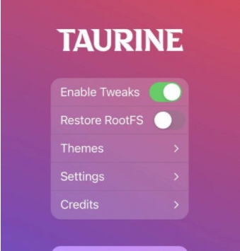 taurine越狱工具 v1.0.14