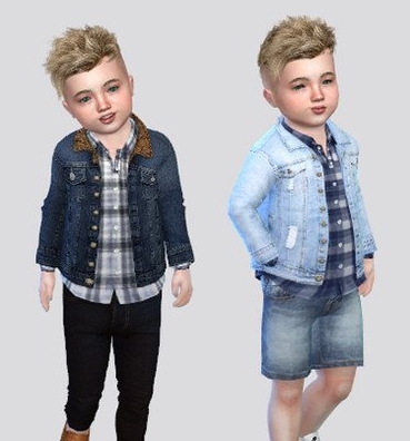 模拟人生4幼儿的帅气夹克MOD v1.4