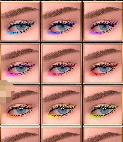 模拟人生4美丽的彩色眼影MOD v1.2