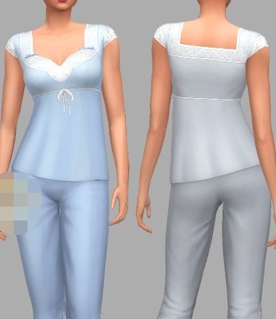 模拟人生4女性的真丝睡衣MOD v1.3