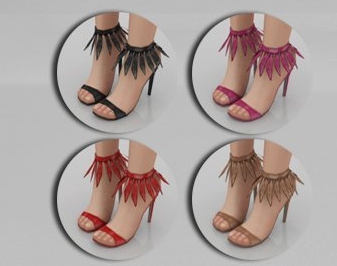 模拟人生4女性流苏高跟鞋MOD v1.4