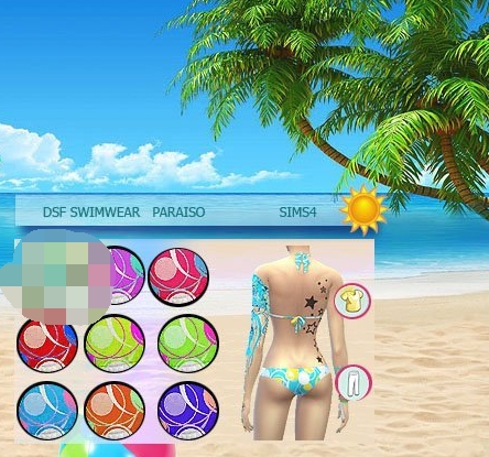 模拟人生4女性性感彩色泳装MOD v1.5
