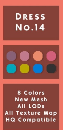 模拟人生4可爱猫咪图案连衣裙MOD v2.36