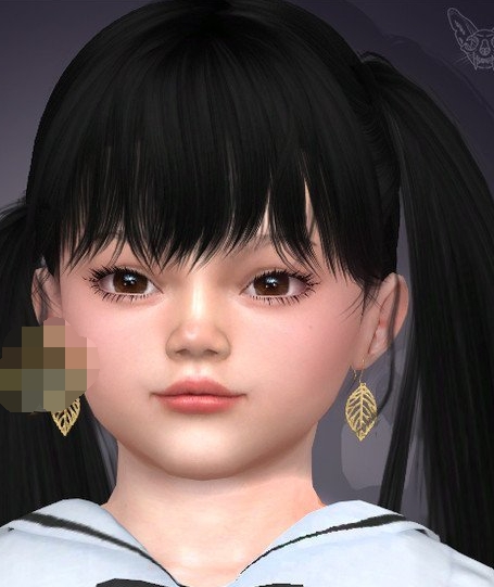 模拟人生4婴儿树叶耳环MOD v1.5