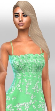 模拟人生4美丽花卉夏季连衣裙MOD v1.6
