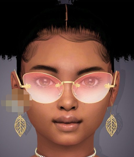 模拟人生4儿童精致树叶耳环MOD v1.4