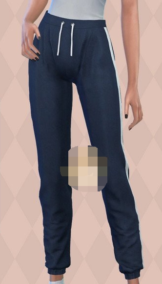 模拟人生4经典的条纹运动裤MOD v1.3