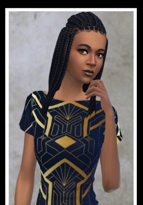 模拟人生4女性现代艺术风露背上衣MOD v1.4