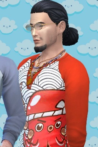 模拟人生4男性卡通衬衫MOD v1.6