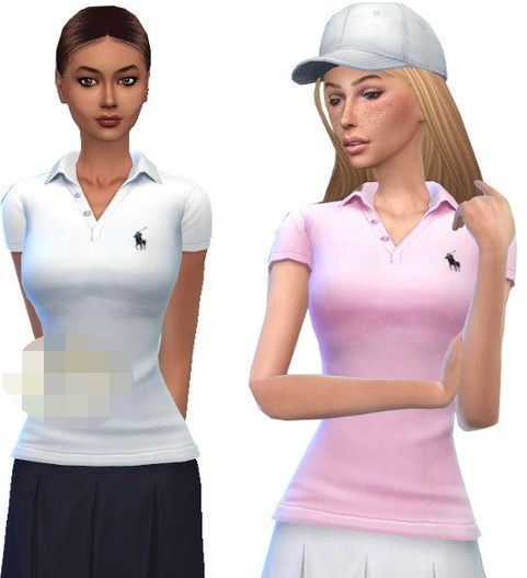 模拟人生4女性运动简洁上衣MOD v1.5
