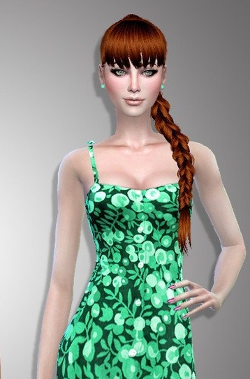 模拟人生4美丽花朵吊带连衣裙MOD v1.6