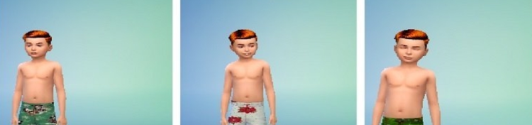 模拟人生4小男孩清凉夏季短裤MOD v1.4