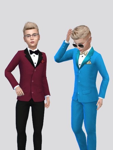 模拟人生4小男孩帅气礼服MOD v1.5