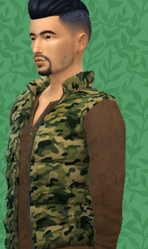 模拟人生4男士羽绒服背心MOD v1.4