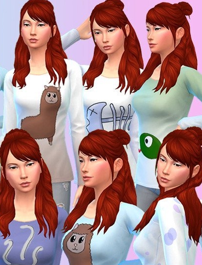 模拟人生4女性多款式可爱长袖MOD v1.4