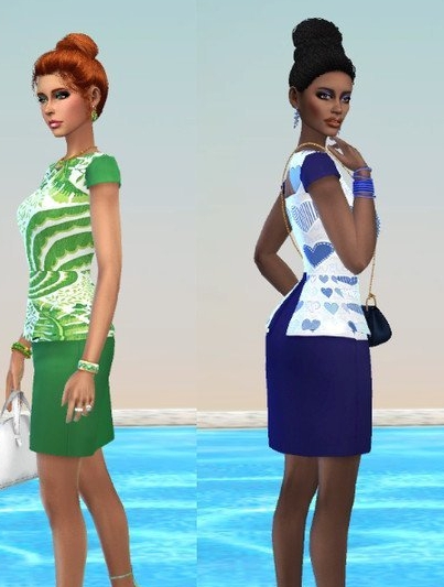 模拟人生4色彩鲜艳的衣服MOD v1.5