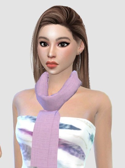 模拟人生4女性无肩带彩色上衣MOD v1.4