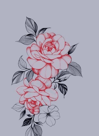 模拟人生4红黑色鲜花纹身MOD v1.6