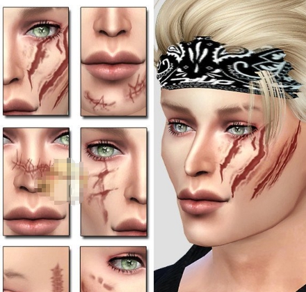 模拟人生4女性伤疤纹身MOD v1.7
