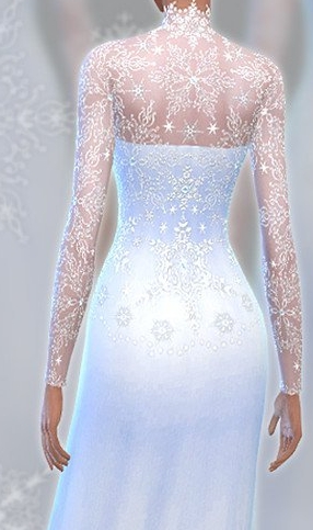模拟人生4美丽绣花蕾丝礼服MOD v1.4