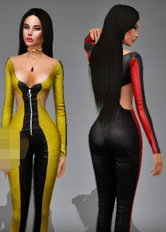 模拟人生4女性拉链性感紧身衣MOD v1.7
