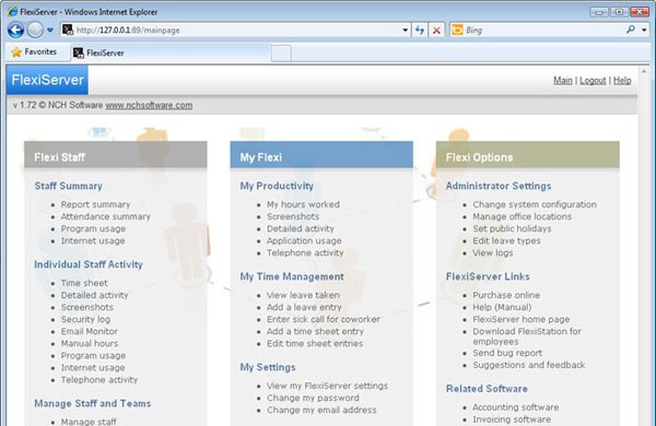 FlexiServer(考勤记录软件) v6.12