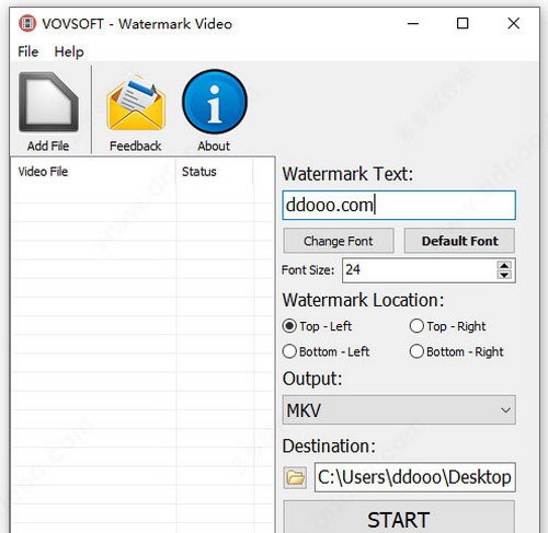 VovSoft Watermark Video(视频加水印工具) v1.11