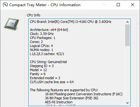Compact Tray Meter(硬件信息显示工具) v1.2.2.7