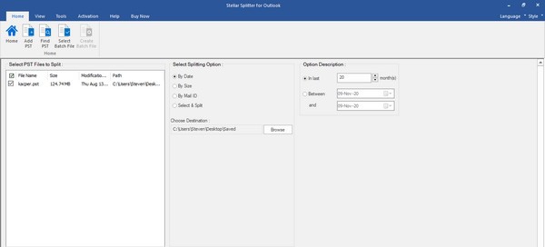 Stellar Splitter for Outlook(数据分割工具) v7.0.0.4