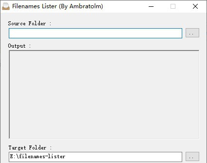 Filenames Lister(文件列表生成工具) v0.7