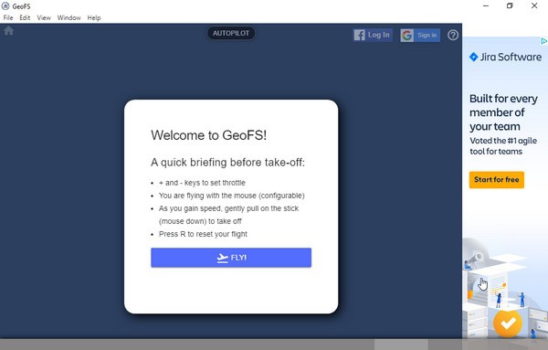 GeoFS飞行模拟器 v1.11