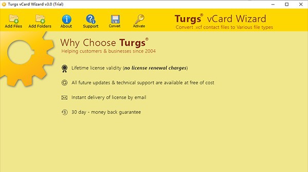 Turgs vCard Wizard(vCard格式转换器) v3.5