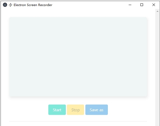 屏幕指定窗口录制Electron Screen Recorder v2.1.5