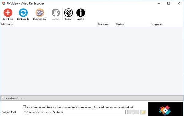 Video Re Encoder(视频文件检测工具) v1.40