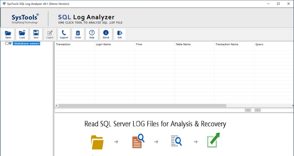 SysTools SQL Log Analyzer(SQL数据库日志分析工具) v8.6