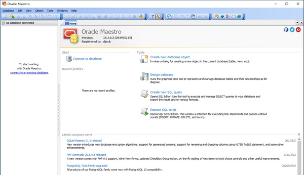 Oracle Maestro(数据库管理软件) v16.1.0.7