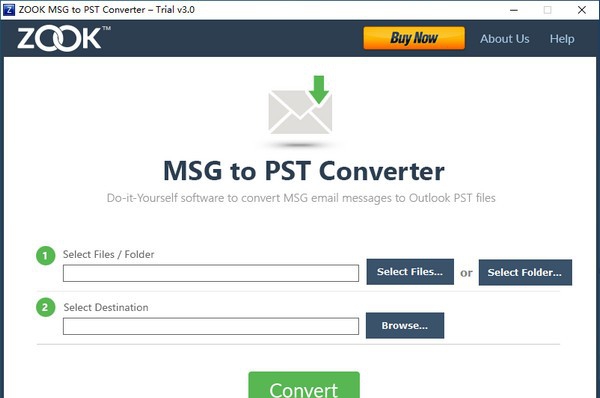 ZOOK MSG to PST Converter(MSG到PST转换器) v3.6
