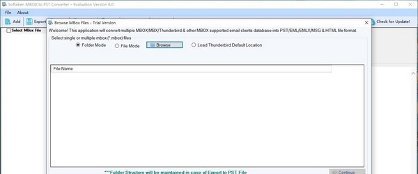 Softaken MBOX to PST Converter v6.3
