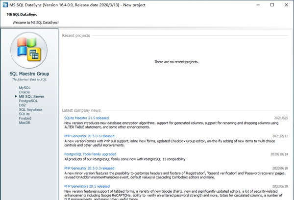 MS SQL Data Sync v16.4.0.13