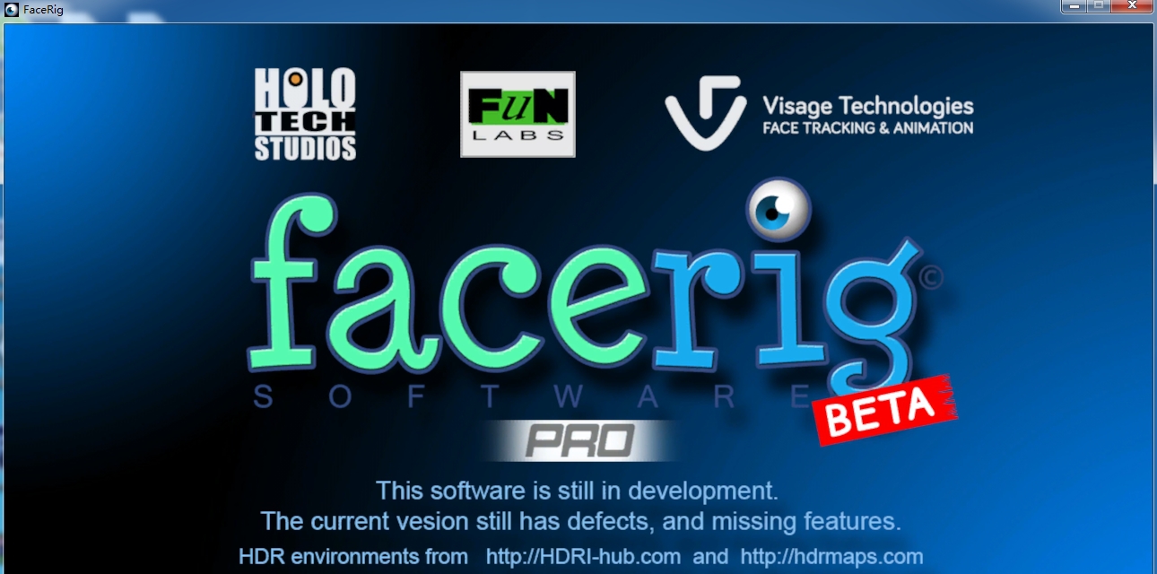 FaceRig Pro(摄像头虚拟脸部捕捉) v1.963