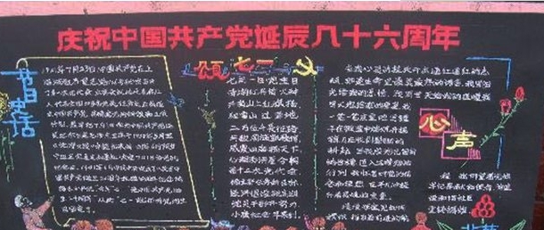 建党100周年黑板报材料 v1.6